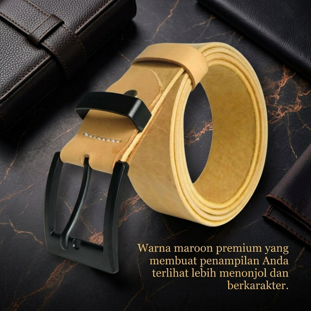 premium belt vegetable tanned