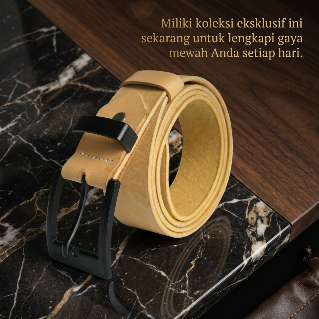 premium belt vegetable tanned